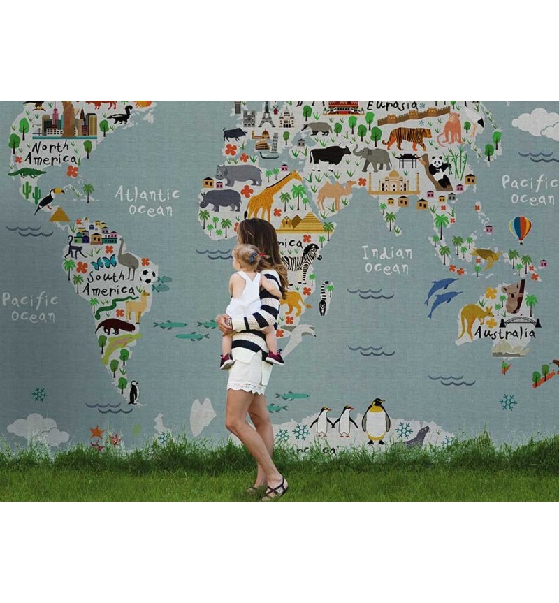 Carta da parati “WPC_711” – Collezione Colour Me Baby | BHOME