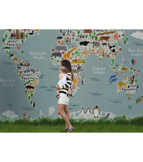 Carta da parati “WPC_711” – Collezione Colour Me Baby | BHOME