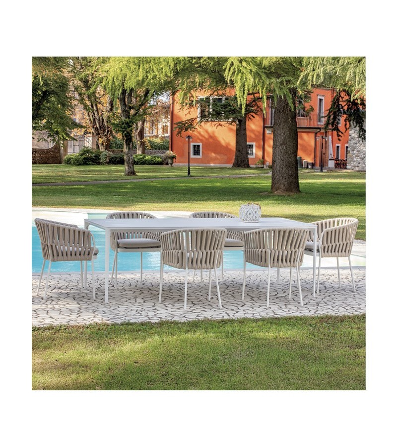 Bahamas Alu Table GRATTONI | Arredi Barbàra