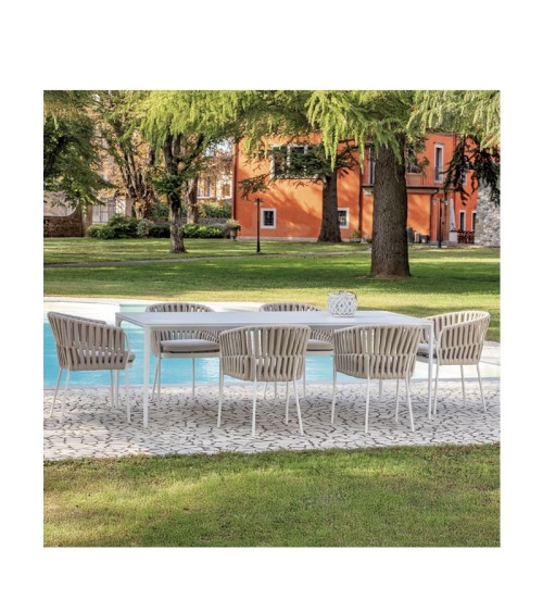 Bahamas Alu Table GRATTONI | Arredi Barbàra