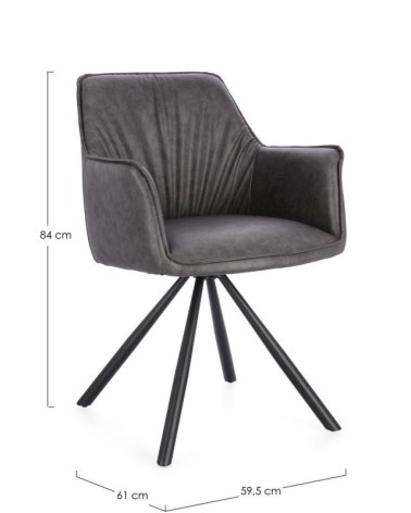 Swivel chair BREVAL BIZZOTTO | BHOME by Arredi Barbàra