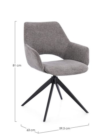 Swivel chair VIVIAN BIZZOTTO | BHOME by Arredi Barbàra