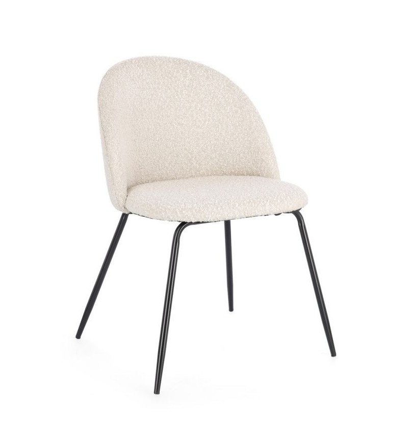 Sedia TANYA BIZZOTTO bouclé | BHOME by Arredi Barbàra