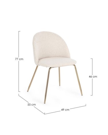 Bouclé chair TANYA BIZZOTTO | BHOME by Arredi Barbàra