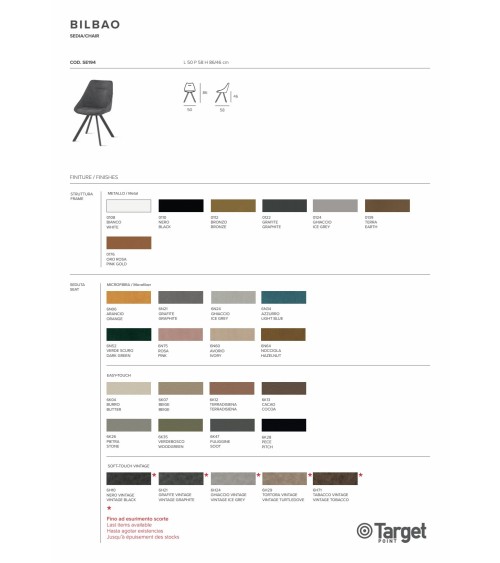 Bilbao Stuhl Target Point | Modernes Design | Bhome by Arredi Barbàra