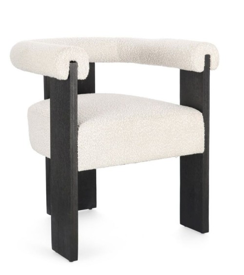 Bouclé chair AGAPE BIZZOTTO | BHOME by Arredi Barbàra