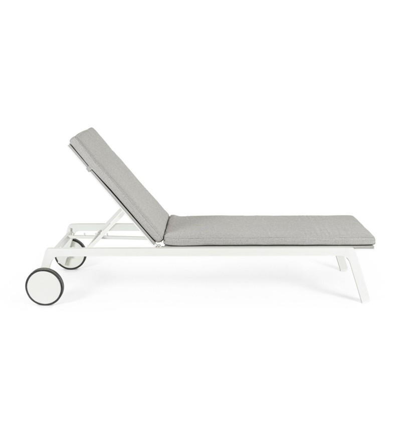 Jalisco sun lounger BIZZOTTO white outdoor – BHOME by Arredi Barbàra