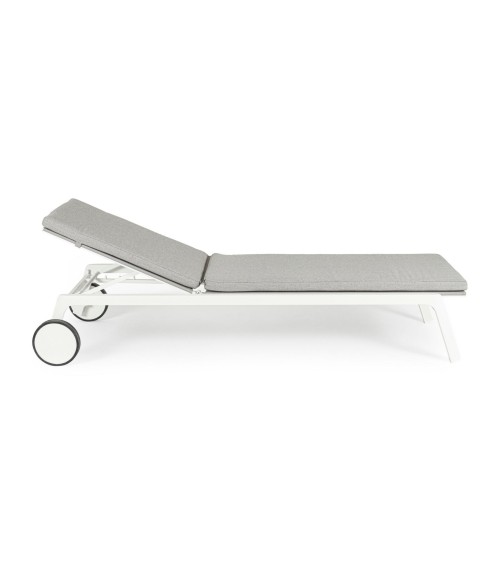 Jalisco sun lounger BIZZOTTO white outdoor – BHOME by Arredi Barbàra