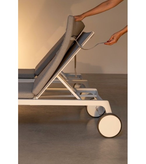 Jalisco sun lounger BIZZOTTO white outdoor – BHOME by Arredi Barbàra