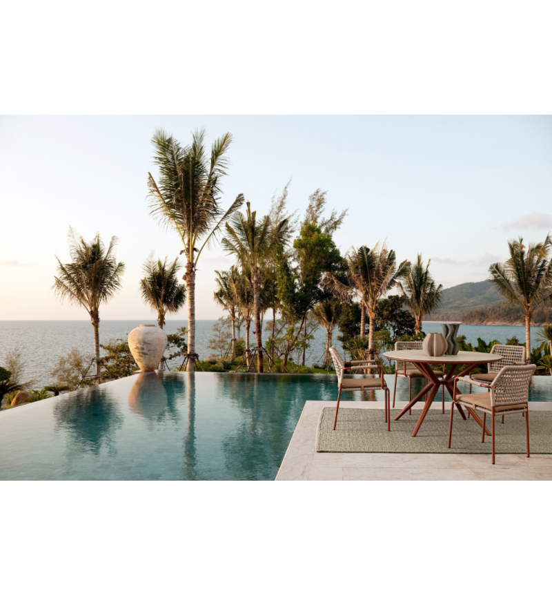 Tavolo Cabas D120 BIZZOTTO rame outdoor – BHOME by Arredi Barbàra