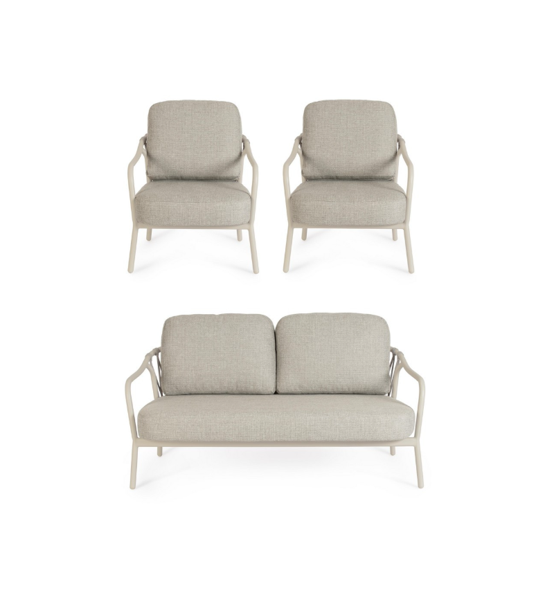 Edvige Pelican outdoor lounge set BIZZOTTO – BHOME by Arredi Barbàra