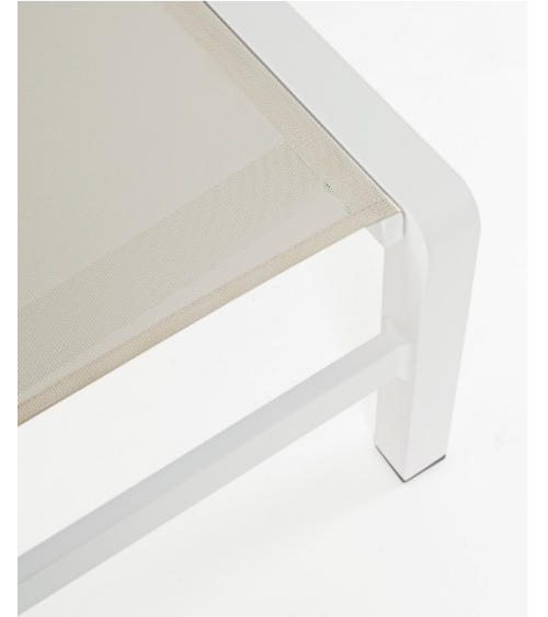 Transat Konnor BIZZOTTO blanc empilable – BHOME by Arredi Barbàra