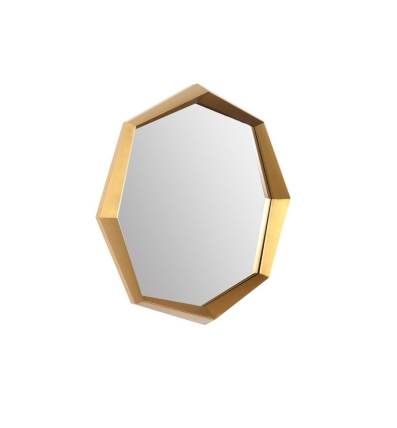 Gursky mirror 120x120 satin gold BIZZOTTO – BHOME by Arredi Barbàra