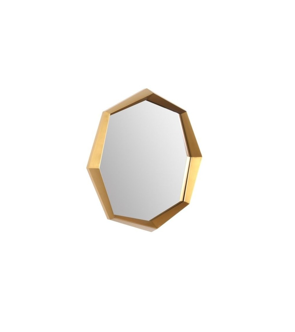 Gursky mirror 120x120 satin gold BIZZOTTO – BHOME by Arredi Barbàra