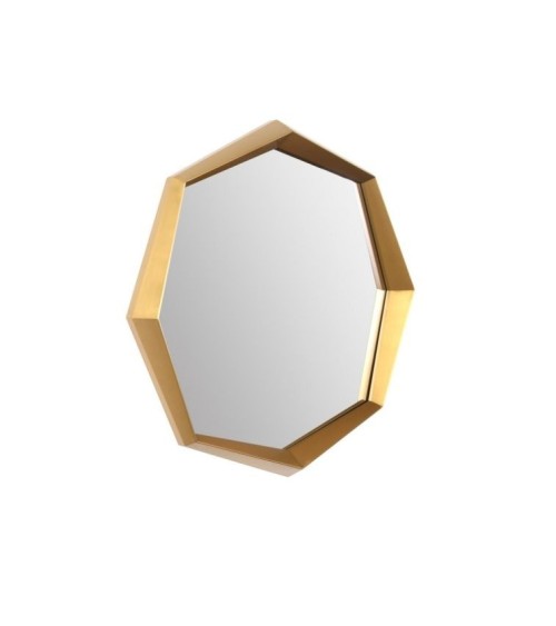 Gursky mirror 120x120 satin gold BIZZOTTO – BHOME by Arredi Barbàra