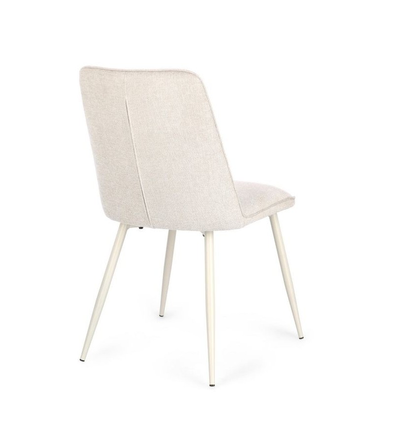 Chaise Cora BIZZOTTO beige lot de 4 – BHOME by Arredi Barbàra