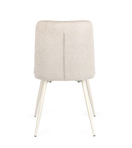 Sedia Cora BIZZOTTO beige in tessuto set 4 pezzi – BHOME by Arredi Barbàra