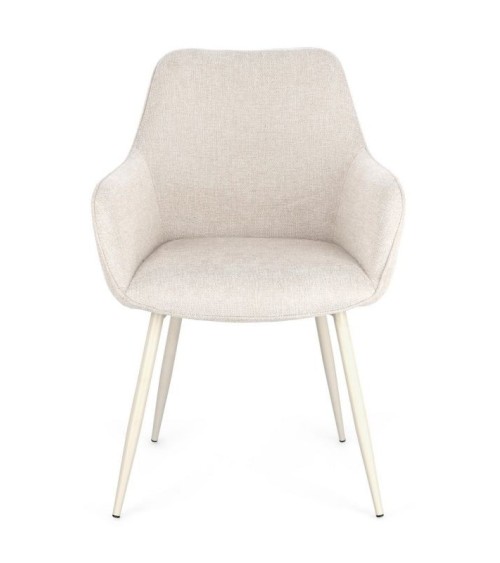 Sedia con braccioli Cora BIZZOTTO beige set 4 – BHOME by Arredi Barbàra
