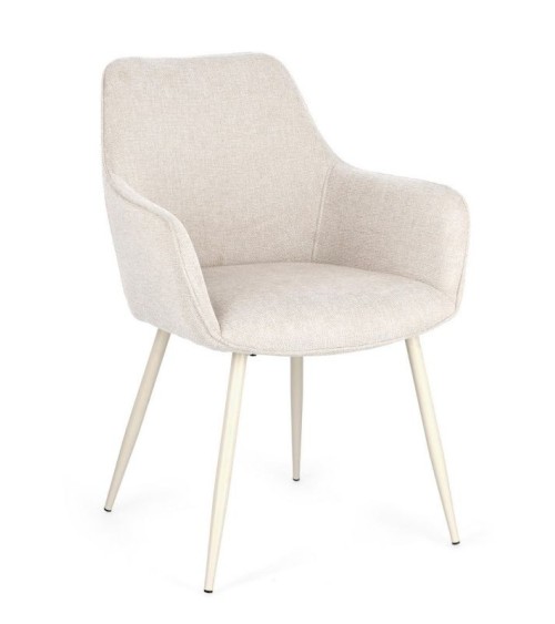 Sedia con braccioli Cora BIZZOTTO beige set 4 – BHOME by Arredi Barbàra