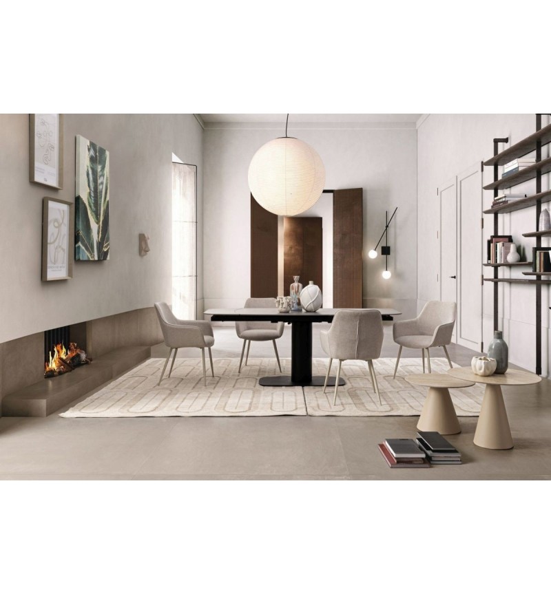 Stuhl Cora mit Armlehnen BIZZOTTO 4er Set – BHOME by Arredi Barbàra