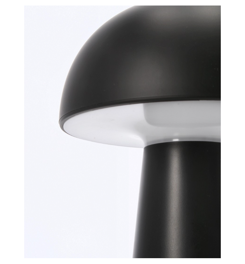 Lampada Idrial LED H22,5 BIZZOTTO nera ricaricabile – BHOME by Arredi Barbàra