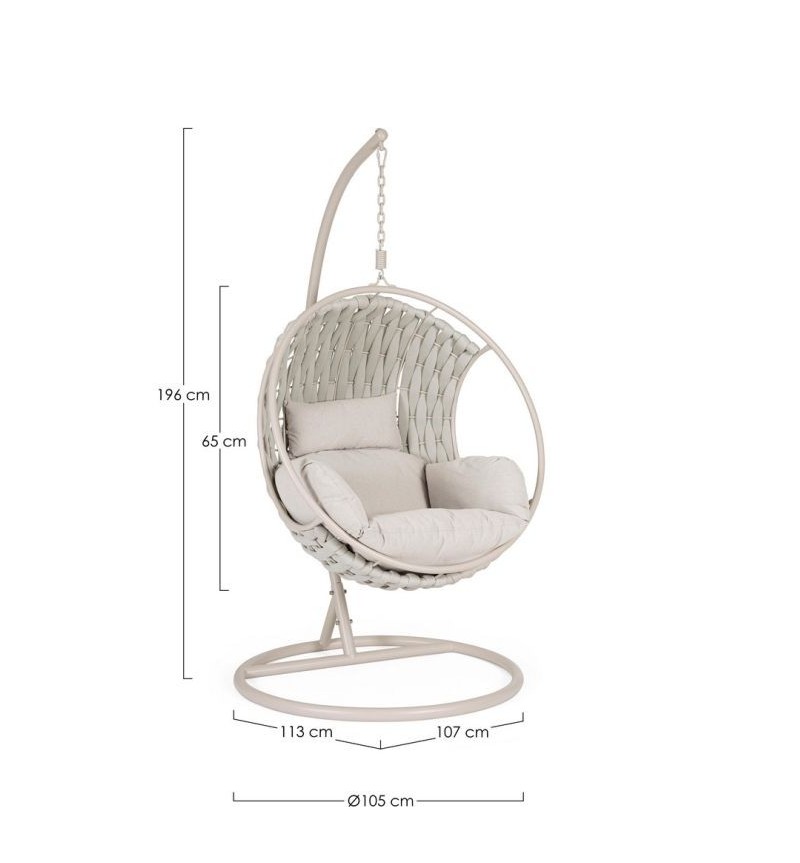 Hängesessel Galapagos Light BIZZOTTO outdoor – BHOME by Arredi Barbàra