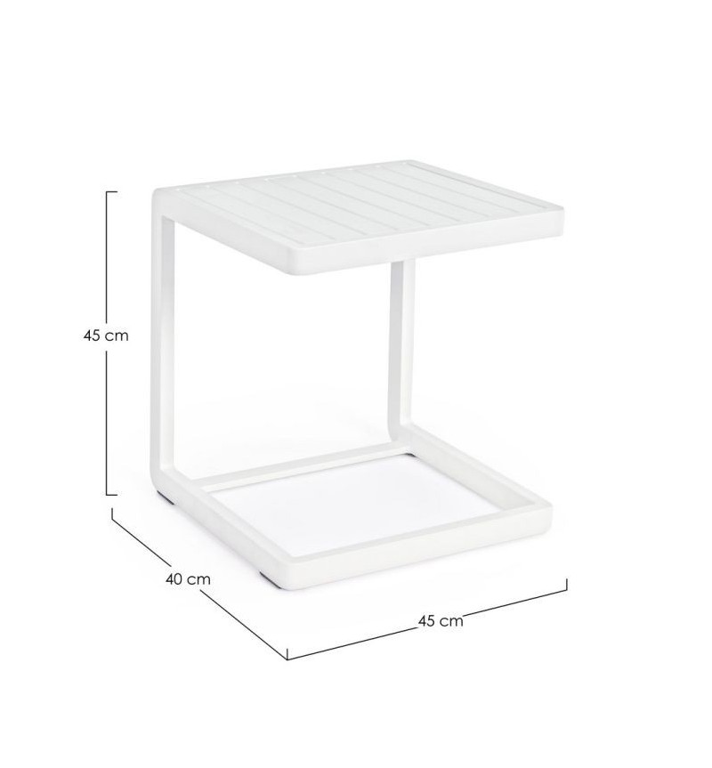 Tavolino Konnor BIZZOTTO bianco outdoor – BHOME by Arredi Barbàra