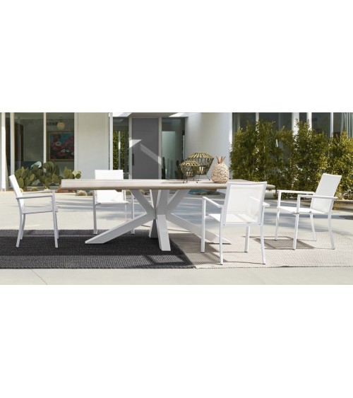 Chair Konnor BIZZOTTO stackable white set of 4 – BHOME by Arredi Barbàra
