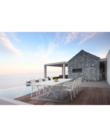 Chair Konnor BIZZOTTO stackable white set of 4 – BHOME by Arredi Barbàra