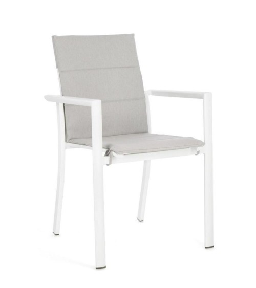 Chair Konnor BIZZOTTO stackable white set of 4 – BHOME by Arredi Barbàra