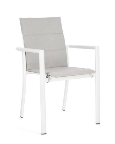 Chair Konnor BIZZOTTO stackable white set of 4 – BHOME by Arredi Barbàra