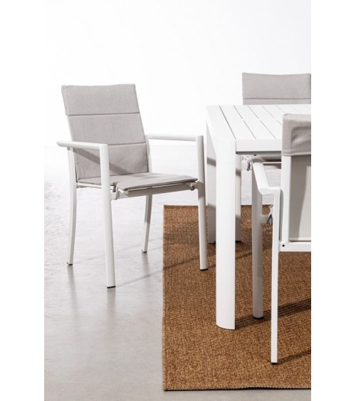 Chair Konnor BIZZOTTO stackable white set of 4 – BHOME by Arredi Barbàra