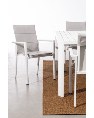 Chair Konnor BIZZOTTO stackable white set of 4 – BHOME by Arredi Barbàra