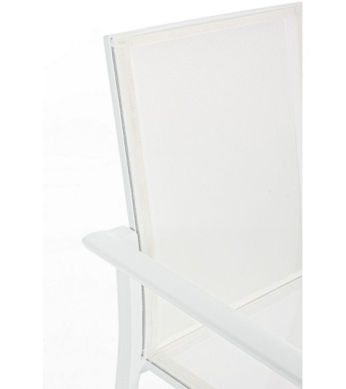 Chair Konnor BIZZOTTO stackable white set of 4 – BHOME by Arredi Barbàra