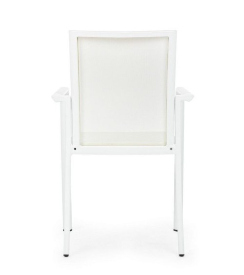 Chair Konnor BIZZOTTO stackable white set of 4 – BHOME by Arredi Barbàra