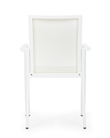 Chair Konnor BIZZOTTO stackable white set of 4 – BHOME by Arredi Barbàra