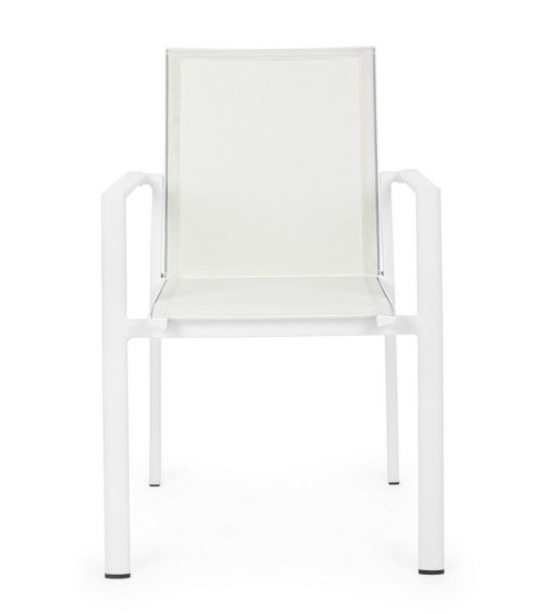 Chair Konnor BIZZOTTO stackable white set of 4 – BHOME by Arredi Barbàra