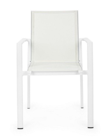 Chair Konnor BIZZOTTO stackable white set of 4 – BHOME by Arredi Barbàra