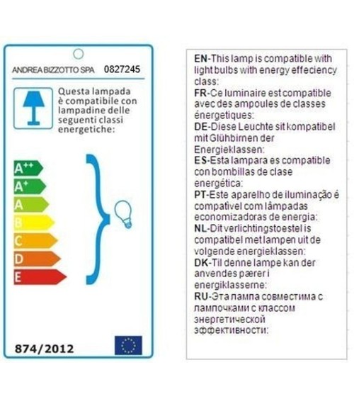 Lampada da parete “BROOKLYN” – BIZZOTTO