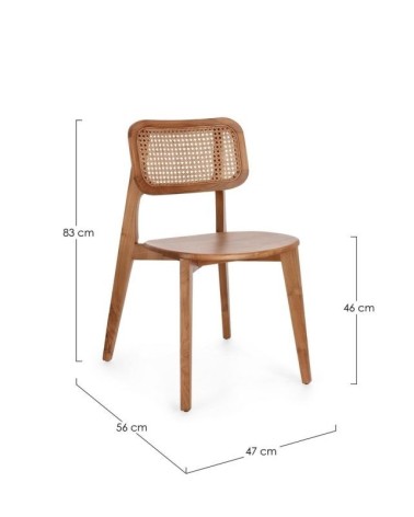 Chair ABBY BIZZOTTO teak | BHOME by Arredi Barbàra