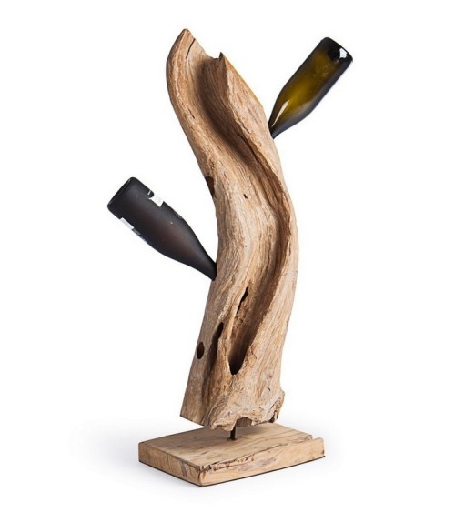 Bottle rack ADANYA BIZZOTTO teak | BHOME by Arredi Barbàra