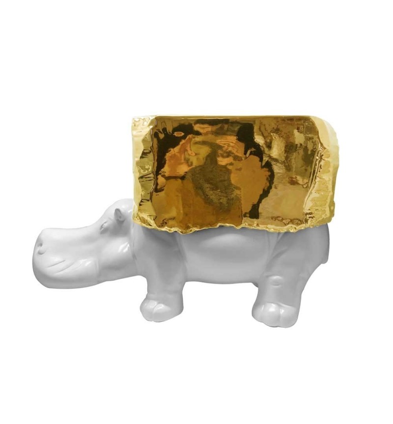 Hippo Wagon Adriani e Rossi | Large Ceramic Sculpture