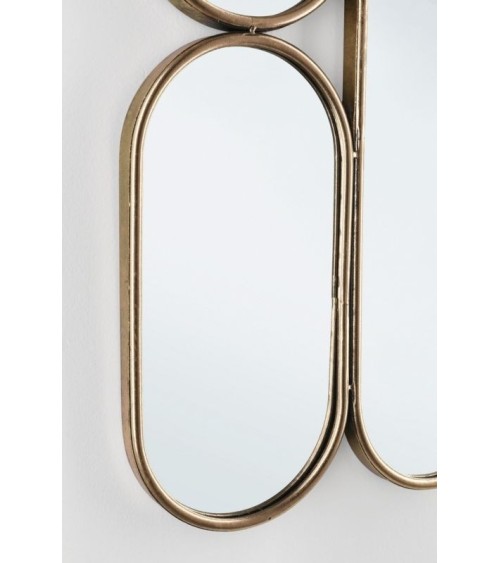 Large mirror HANIMA BIZZOTTO gold | BHOME by Arredi Barbàra