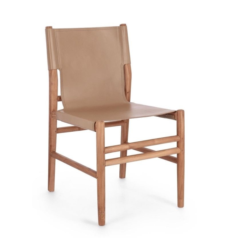 Sedia CAROLINE BIZZOTTO pelle | BHOME by Arredi Barbàra