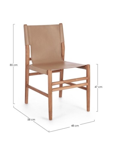 Chair CAROLINE BIZZOTTO leather | BHOME by Arredi Barbàra