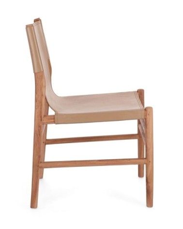 Chair CAROLINE BIZZOTTO leather | BHOME by Arredi Barbàra