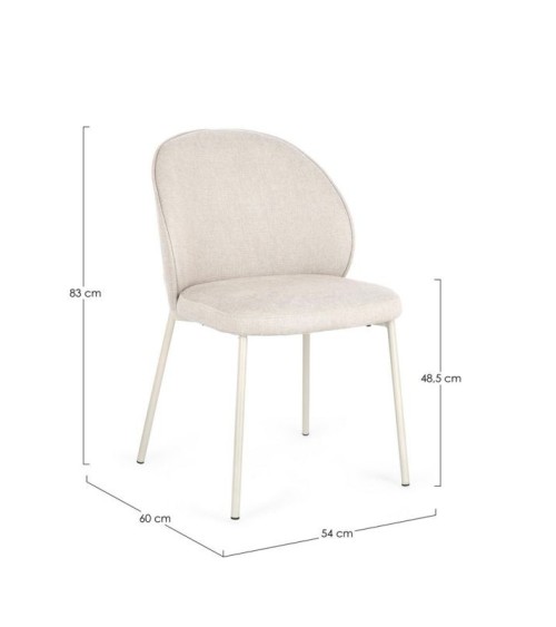 Chair WENDY BIZZOTTO fabric | BHOME by Arredi Barbàra