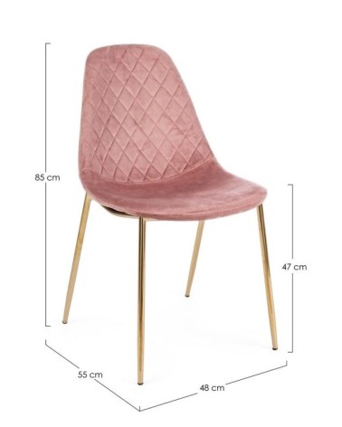 Chair TERRY BIZZOTTO velvet | BHOME by Arredi Barbàra