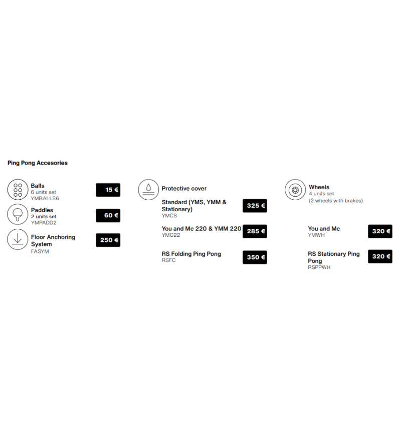 RS Folding Tischtennis RS Barcelona | BHOME by Arredi Barbàra