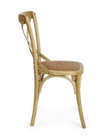 Chair CROSS BIZZOTTO wood | BHOME by Arredi Barbàra